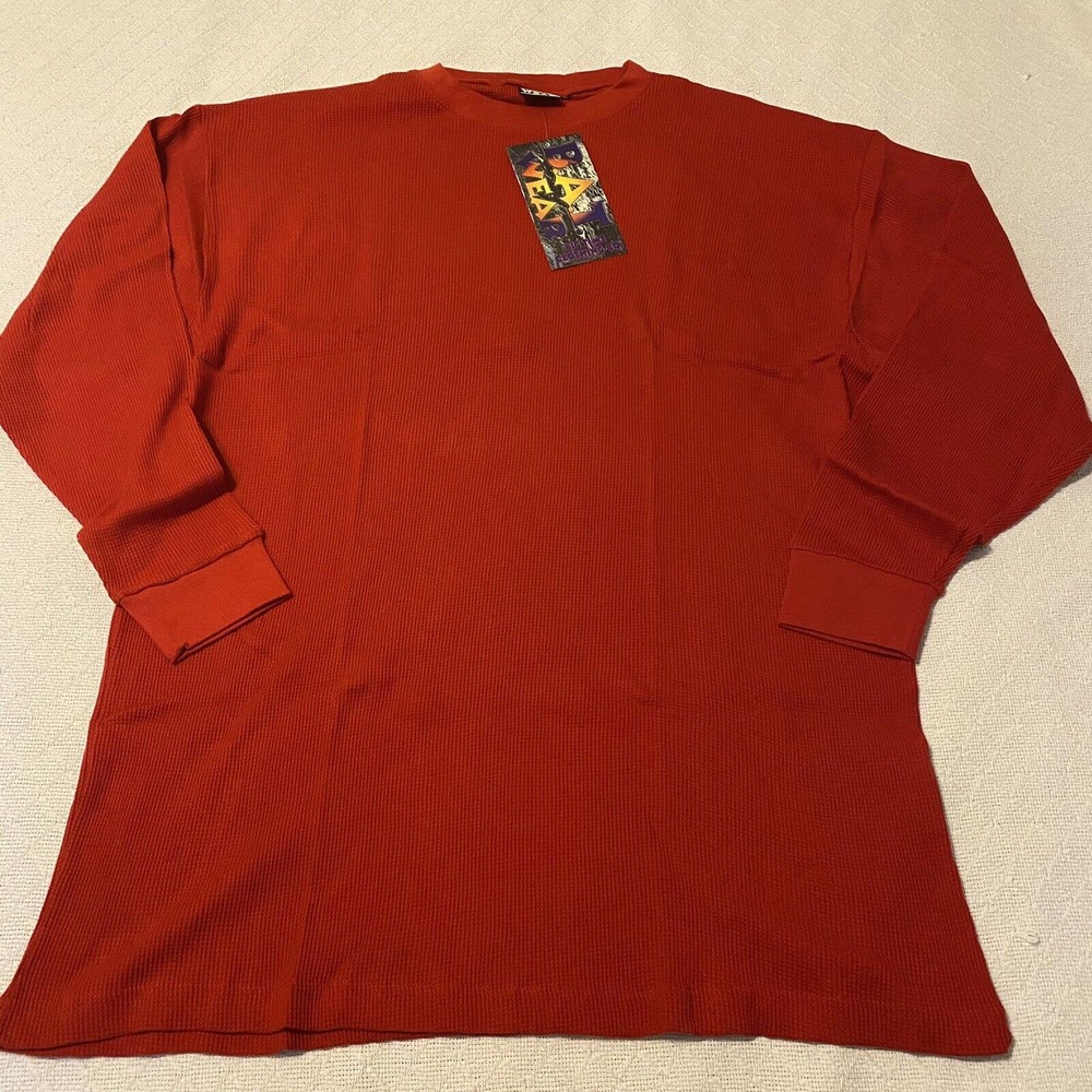 Thermal Waffle Knit Shirt Men’s Size XL B.A.T. Wear Long Sleeve
